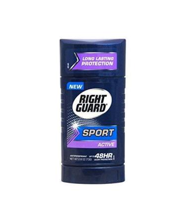 Right Guard Sport Active 48 HR Odor Protection Anti-Perspirant Deodorant 2.6 oz (Pack of 2)