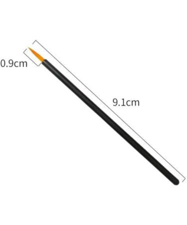 yuoseg 100Pcs Beauty Makeup Eyeliner Brushes Make Up Brush Disposable Eyeliner Brush with Cap White - Buy Online on GoSupps.com