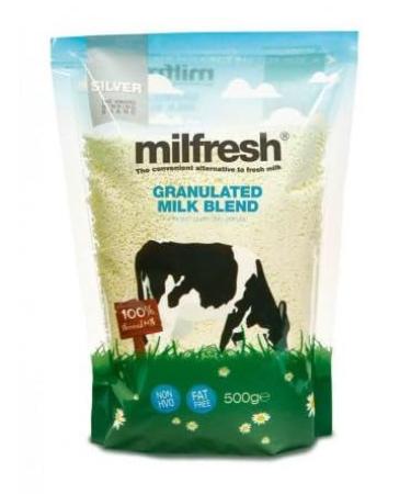 Milfresh Granulated Skimmed Milk 500g (Pack of 10) (Silver) SILVER 500 g (Pack of 10)