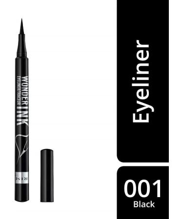 Rimmel Wonder'Ink Liquid Eyeliner Black 1 ml - Long-Lasting Precision Eyeliner - Buy Online on GoSupps.com