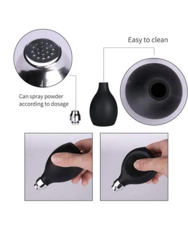 Portable Silicone Powder Spray Bottle for Hairdressing | Dry Shampoo Blower - Ideal for Home & Salon Use - Buy Online on GoSupps.com