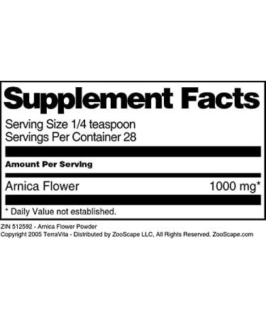 Arnica Flower Powder (1 oz ZIN: 512592) - Buy Online on GoSupps.com