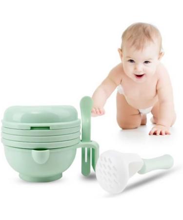8-in-1 Baby Food Grinder Set | Portable Food Masher & Maker for Babies | Serve Bowl Vegetables Fruit Processor & Smasher | 8Pcs Set - Buy Online on GoSupps.com