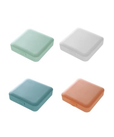 Hemoton 4pcs Box Aunt's Towel Storage Box Diaper Bag Organizer Pouches Mini Coin Purse Multifunctional Storage Box Menstrual Napkin Bag Menstrual- Cup Bag Sanitary Napkin Case Period Bag