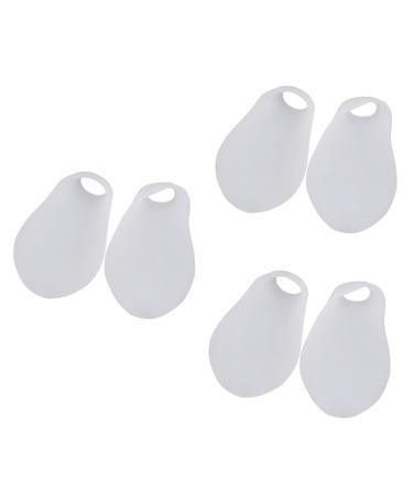 6 Pcs Toe Sleeve Protector Silicone Toe Protector Toe Tubes Protector for Small Toe