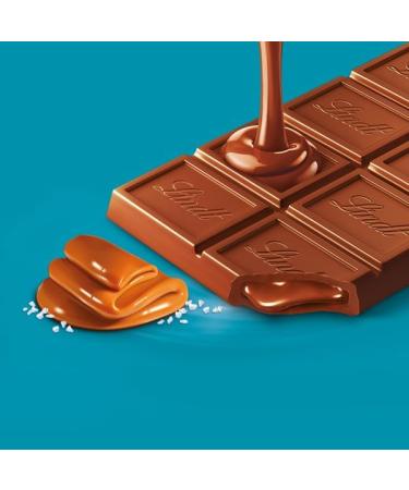 Lindt - LINDOR Tablet - Milk Chocolate Caramel Salt Flower - Heart Fondant 150g - Buy Online on GoSupps.com