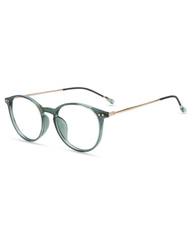 Firmoo blue light filter Reading glasses with eyesight 3.0x women men anti blue light computer glasses visual aid glasses reading help reading glasses blind -free scratch -resistant 3.0x green