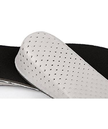 1Pair Memory Foam Height Increase Insoles - 4.3cm Lifts for Short Boots - Unisex Men Women - Breathable & Invisible Heel Inserts - Buy Online on GoSupps.com
