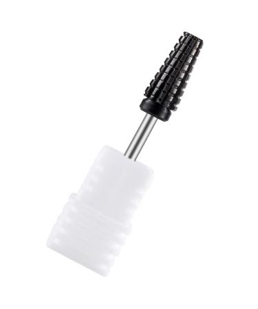 Housoutil Black Ceramic Nail Polishing Head Nail Bits Nail Polish Grinding Head Braiding Toy Nail Art Drill Bits Nail Polishing Tool Nail Tools Manicure Women's Nail Drill Ceramics