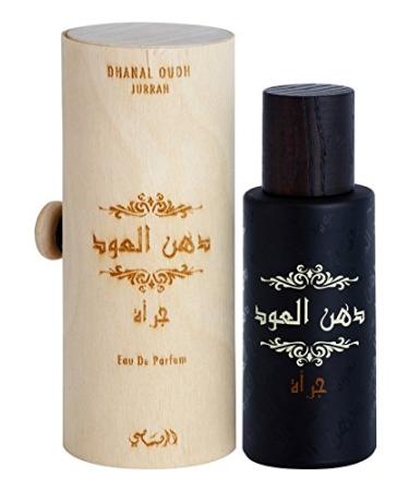 Dahn Al Oudh Jurrah for Men and Women (Unisex) EDP - Eau De Parfum 40 ML (1.3 oz) | Oriental Perfumery | Blends Saffron and Rose with Musk Amber and Oud | Elegant bottle | by RASASI Perfumes