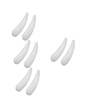 TOVINANNA 8 Pcs Cosmetic Spatula Lotion Spatula Face Cream Spatula Makeup Scoop Spatula Facial Cream Spatula Lip Balm Spatula Foundation Spatula Skincare Spatula Beauty Scoop Facial Spatula 1 g (Pack of 1) As Shownx4pcs