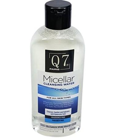 Q7Paris Micellar Cleansing Water Combination Oily and Sensitive Skin Mattifying Face and Eye Make-Up Remover and Cleanser 250ml - Buy Online on GoSupps.com