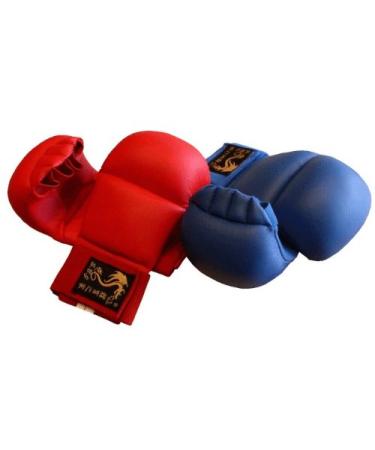 SBJ - Sportland Karate Kumite Fist Protectors 4Finger blue