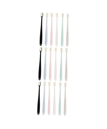 PartyKindom 18pcs Toothbrush For Pregnant Women Pbt Dental Floss Sticks