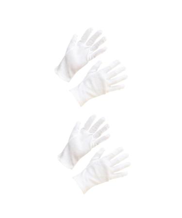 JECOMPRIS Hand Moisturizer Gloves 24 Pairs Cosmetic Moisturizing Gloves White Cotton Gloves Work White Gloves Wen Wan Working Gloves