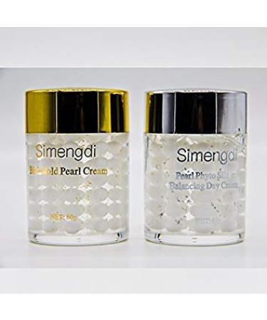 Simengdi Bio-Gold Pearl Cream & Phyto Silver Balancing Day Cream | Anti-Aging Wrinkle Care | International Shipping - Buy Online on GoSupps.com
