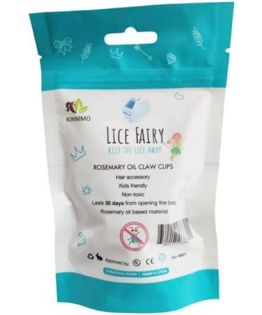 Lice Fairy Claw Clips - Hair Accessory with Rosemary Oil protecting your child from Head Lice - Clinically tested - 2 units (Black) - Buy Online on GoSupps.com