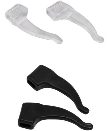 Buy 2x Silicone Ear Hooks for Glasses - Non-Slip Accessories for Safe Wear | Clear PVC - Buy Online on GoSupps.com