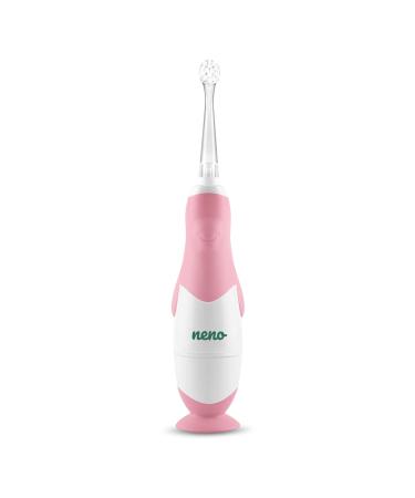 Neno Denti Pink Electric Toothbrush for Kids (3m-36m) | Waterproof 3 Massage Heads IPX7 17 000 Delicate Vibrations LED Care - Buy Online on GoSupps.com