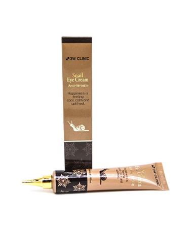3W Clinic Snail Eye Cream - 40ml Eye Cream Snail Gel Snail Cream Anti Wrinkle Eyes