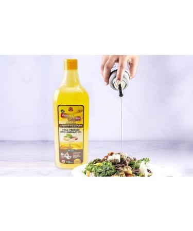 Sindhu Groundnut Oil 1L | Cold Pressed Groundnut Oil | Groundnut Seed Oil | Cooking Oil For Nutritious and Healthy Diet |Indian Origin - Buy Online on GoSupps.com