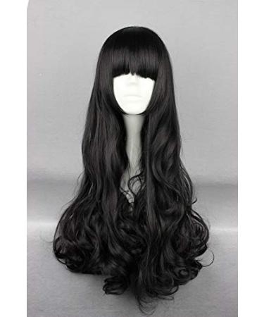 HTZ Wigs Long Wavy Hairs for Women Synthetic Hair Wavy Wig (Color : B) B