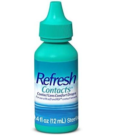 Refresh Contacts Eye Drops - Contact Lens Comfort Blue 0.4 Fl Oz Sterile - Buy Online on GoSupps.com