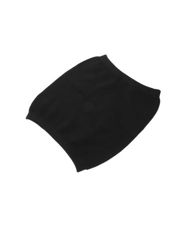 FRCOLOR Waist Support Adjustable Waist Strap Lower Back Sleeve Tableware Sucker Winter Lumbar Belt Lumbar Support Belt Stabilizer Hand Broom Blended Men and Women Belly Protector Warmer 27X27X0.5CM Black