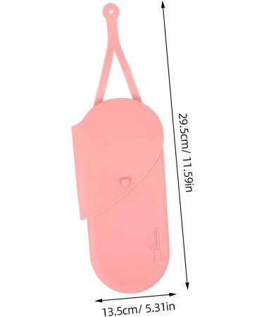 Didiseaon Curling Iron Storage Bag Curling Iron Bag Hair Iron Pouch Hair Curler Pouch Travel Storage Bag Storage Bag for Travel Hair Iron Silicone Bag Hair Curling Iron Pouch Hair Dryer Bag 29.50X13.50X2.00CM Pink - Buy Online on GoSupps.com