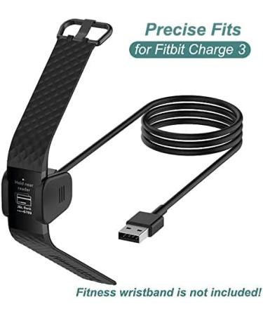 Charger for Fitbit Charge 4 & Fitbit Charge 3  Replacement Charging Cable Clip Cord Dock for Fitbit Charge 3 / Charge 4 Activity Tracker - Buy Online on GoSupps.com