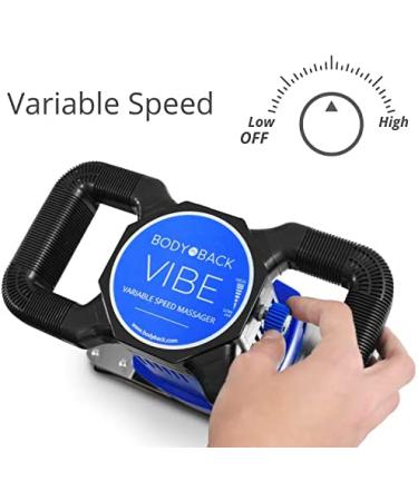 Body Back Vibe 2.0 - Variable Speed Handheld Chiropractor Massager | Muscle Pain Relief Orbital Device | Professional Quality Tool - Buy Online on GoSupps.com