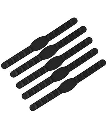 Youquan Masks Straps Extended Buckle Ear Protector for Filtration Cotton Anti Unti-Pain Adjustment Holder Button Black