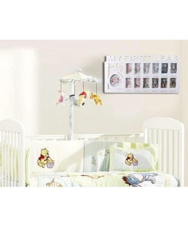 Baby Picture Frame - My First Year Memory Collage | Perfect First Birthday Gift | 12 Photos Gallery - Buy Online on GoSupps.com