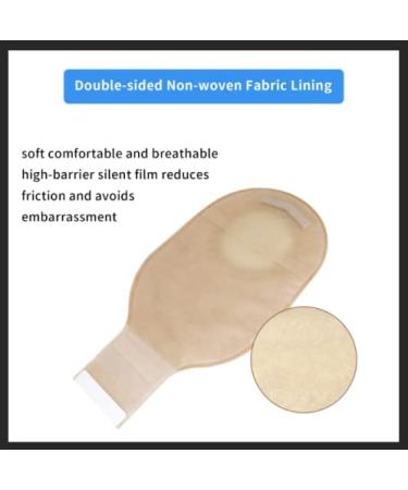 VARWANEO 20 PCS One-Piece Ostomy Pouch Barrier - Max Cut 15-60mm, Back Window, Hook & Loop Closure - Buy Online on GoSupps.com