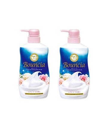 BOUNCIA Body Soap - Airy Bouquet Highly moisturizing body soap that protects moisture with the best dense foam 2 pack