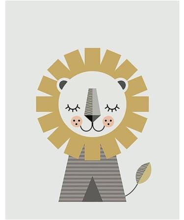 Lulupila Baby Room Decorative Poster Set - Animal Motifs Forest Animals for Boys and Girls - Set of 6 - Buy Online on GoSupps.com