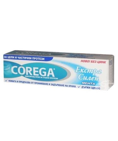 Corega Denture Adhesive Cream Extra Strong by Corega