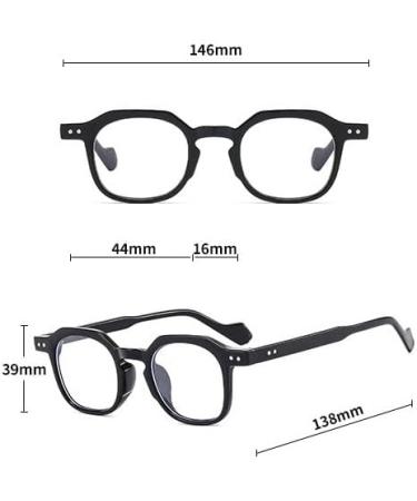 Qinzhenz Cute +150 Clear Reading Glasses - Anti-Blue Light Round Tiredness Alleviating Flat Light Mirror - Buy Online on GoSupps.com