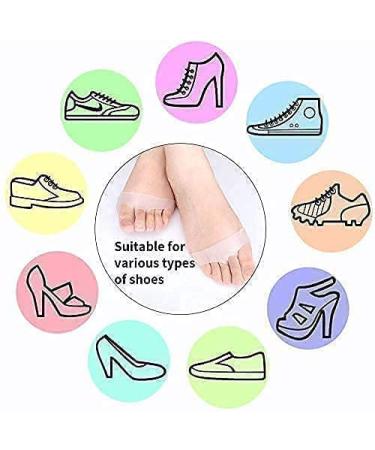 FSZBWL Metatarsal Pads - 6 Pairs of Ball of Foot Cushions for Pain Relief - Transparent Gel Insoles for Women and Men - Buy Online on GoSupps.com