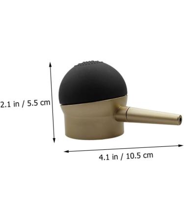 Baluue Reissue Nozzle Hair Fiber Spray Applicator Black Hair Fiber Spray Hair Fiber Sprayer Golden - Buy Online on GoSupps.com