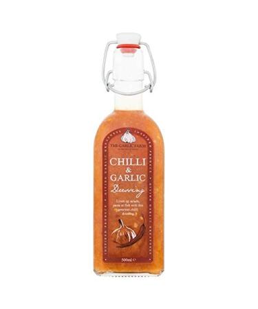 4X The Garlic Farm Chilli & Garlic Dressing 500ml