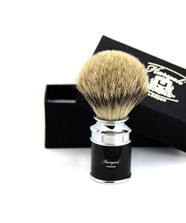 Premium 100% Badger Hair Shaving Brush - Silver Tip Vintage Style for Effortless Shaving - Buy Online on GoSupps.com