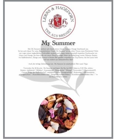 Lerbs & Hagedorn My Summer Fruit Tea 2kg