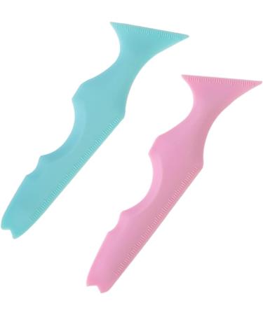 FOMIYES 10 Pcs Silicone Beauty Ruler Eyeliner Pencil Silicone Eyeliner Stencils Eyebrow Guide Stencils Bevel - Buy Online on GoSupps.com