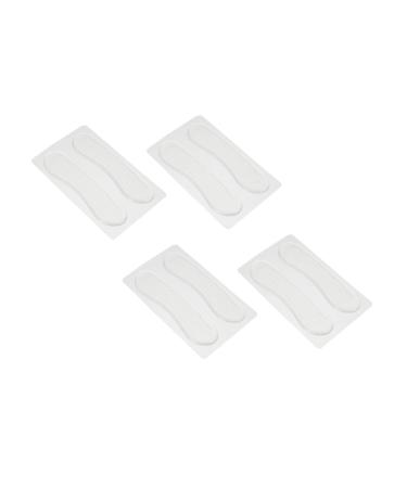 4 Pairs Anti-wear Heel Stickers Claw Rings Multi-Function Heel Pads Anti-wear Heel Cushions Mini Lotion Holder Keychain Heel Liners Gel Gel Protector White Multifunction