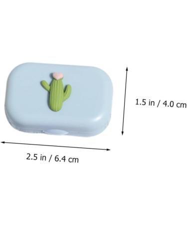 Solustrie 8-Pc Colored Contact Lenses Cases - Portable Eye Care Travel Holder & Cleaning Container - Buy Online on GoSupps.com