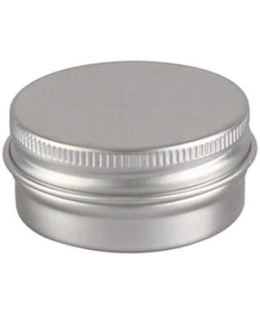 Tianzd 100pcs 10ml Aluminum Tins - Silver Screw Cans for Cosmetics Ointments & Candles | Includes 3 Spoons & 100 Etiquette Labels - Buy Online on GoSupps.com