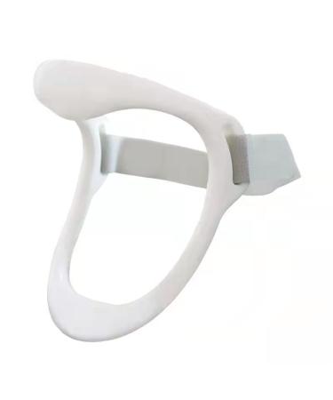 Lrwey Neck Corrector Neck Stretcher Neck Brace Collar Ergonomic Traction Device for Aligning Neck Pressure in Spine and Neck Cases (White One Size) White Unity Size