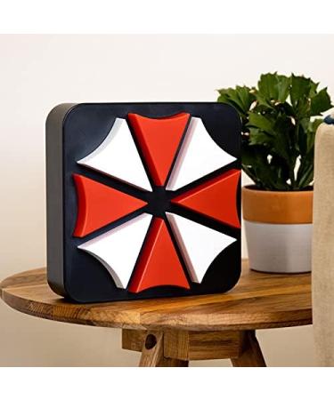 Numskull Resident Evil Umbrella Corp 3D Lamp Wall Light - Official Capcom Merchandise for Gaming Ambiance in Bedroom, Study, or Office - Buy Online on GoSupps.com