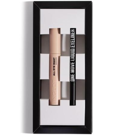  Elevanty INGLOT ALL EYES NEED EYE MAKEUP SET - All Eye Want Mascara + Liquid Eyeliner One Move - Buy Online on GoSupps.com